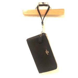 Multi Zipper Coach Wristlet